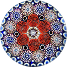 Michael Hunter 2021 Miniature Complex Concentric Millefiori with Red Rose Canes