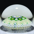 Michael Hunter 2021 Miniature Complex Concentric Millefiori With Gouldian Finch Picture Murrine & Roses