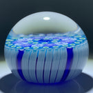 Matt Fimiano 2019 Complex Concentric Blue Millefiori in Staves
