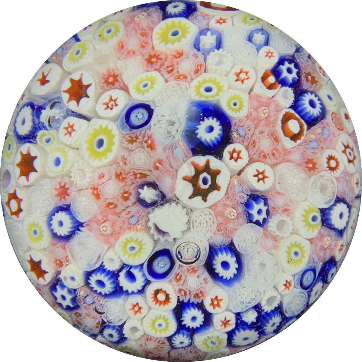 Antique Bacchus Closepack Colorful Complex Millefiori in Staves