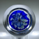 Vintage Murano Art Glass Paperweight Concentric Ruffled Millefiori