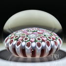 Damon MacNaught 2023 Glass Art Paperweight Complex Concentric Millefiori with Heart Canes in Staves