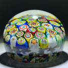 Vintage Murano Possibly AVEM Closepack Complex Millefiori over Colorful Ground
