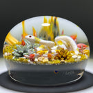 Gordon Smith 2021 Flamework Corn Snake with Succulents and Lichen Covered Rocks