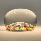 Antique Saint Louis Art Glass Paperweight Patterned Complex Millefiori