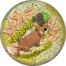 Clinton Smith 2021 Flamework Field Mouse Collecting Wheat, Sunflower Seeds & Acorns