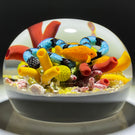 Gordon Smith 2021 Flamework Coral Reef Scene with Krait Sea Snake and Wrasse Fish