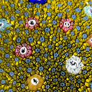 Baccarat Crystal 1969 Complex Millefiori Carpet Ground with Zodiac Silhouette Canes