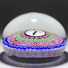 Baccarat 1974 LE Pélican Noir Concentric Millefiori & Silhouette Murrine with Large Pelican Gridel Cane