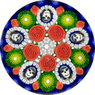 Michael Hunter 2021 Patterned Complex Millefiori Chuckles Murrine & Red Roses