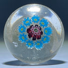 Cutest Pair of Antique Clichy Miniature Concentric Millefiori Drawer Pulls