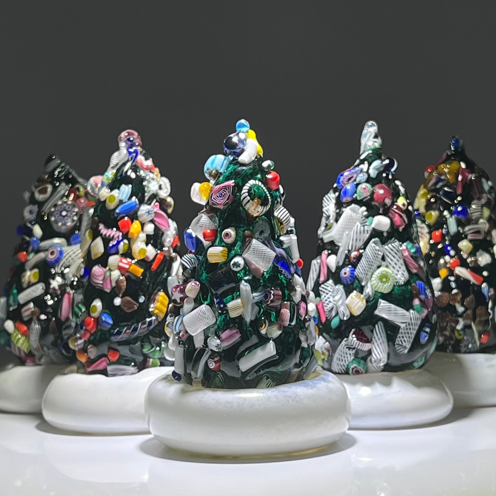 Exclusive Damon MacNaught 2021 Millefiori Decorated Christmas Tree