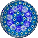 Matt Fimiano 2019 Complex Concentric Blue Millefiori in Staves