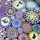 Michael Hunter 2021 Complex Closepack Millefiori With Picture Murrine Roses and Silhouettes