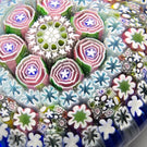 Damon MacNaught 2019 Close Concentric Millefiori with Rose Canes in a Basket of Staves