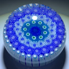 Matt Fimiano 2019 Complex Concentric Blue Millefiori in Staves