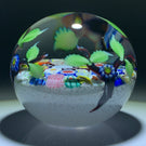Chris Sherwin 2019 Closepack Complex Millefiori with Nosegay Decoration on White