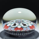Michael Hunter 2021 Patterned Concentric Complex Millefiori with Panda Picture Murrine & Roses