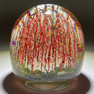 Alison Ruzsa 2021 Weeping Cherries with Orange Butterflies Encapsulated Hand-Painted Enamels