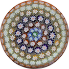 Perthshire Paperweights PP4 Concentric Millefiori on Clear Ground