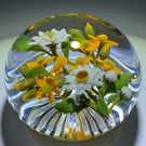Gordon Smith 2020 Flamework Wild Flower Bouquet Star Cut Base