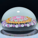 Vintage Baccarat Crystal Glass Art Paperweight Complex Concentric Millefiori