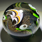 Orient & Flume 1979 Glass Art Paperweight Torchwork & Millefiori Tropical Fish with Kelp