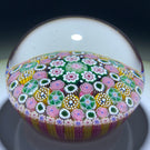 Damon MacNaught 2020 Magnum Concentric Complex Millefiori With Rose Canes in Gold & Pink Staves
