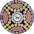 Baccarat 1978 LE Chien Noir Patterned Millefiori & Silhouette Murrine with Large Dog Gridel Cane