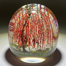Alison Ruzsa 2021 Weeping Cherries with Orange Butterflies Encapsulated Hand-Painted Enamels
