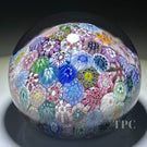 Tomasz Gondek 2022 Glass Art Paperweight Complex Closepack Cascading Millefiori with Roses