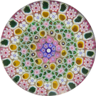 Damon MacNaught 2020 Complex Concentric Millefiori With Pink Rose Canes
