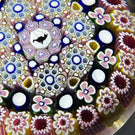 Damon MacNaught 2021 Close Concentric Millefiori with Rose Canes & Cat Silhouette
