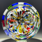 Vintage Murano Possibly AVEM Closepack Complex Millefiori over Colorful Ground