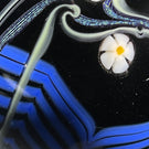 Orient & Flume 1977 Surface Decorated Torchwork Flower Garland over Black Core