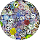 Michael Hunter 2021 Complex Closepack Millefiori With Picture Murrine Roses and Silhouettes