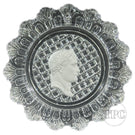 Antique Early 19th Century French Pressed Glass Napoleon I Sulphide Plaque