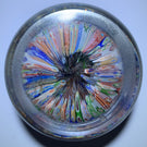 Antique Baccarat B1848 Art Glass Paperweight Closepack Millefiori W/ Silhouette Canes